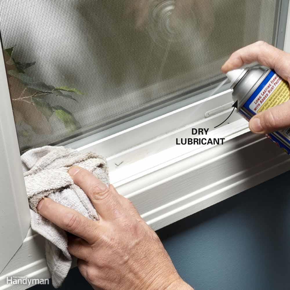 Lube a Sticking Vinyl Window or Door Norway Hill Home Inspections