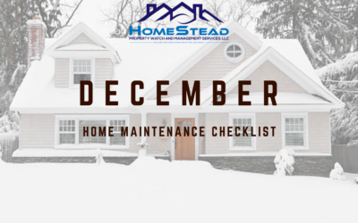Home Maintenance Tips for December